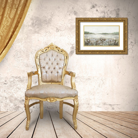 Secret Lake I  Gold Ornate Wood Framed Art Print with Double Matting by Pearce, Allison