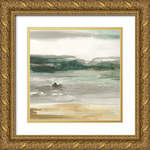 Look Out I  Gold Ornate Wood Framed Art Print with Double Matting by Pearce, Allison