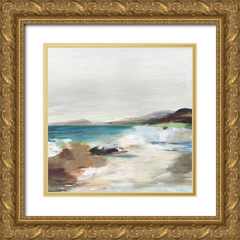 Calm Lake II Gold Ornate Wood Framed Art Print with Double Matting by Pearce, Allison