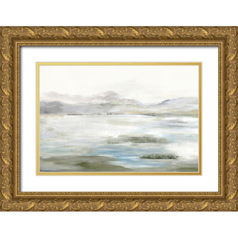 Soft Valley  Gold Ornate Wood Framed Art Print with Double Matting by Pearce, Allison