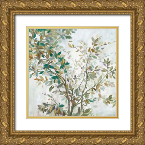 Leaves of Tree  Gold Ornate Wood Framed Art Print with Double Matting by Pearce, Allison