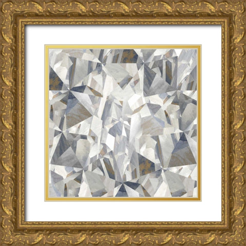 Crystal Clearing I  Gold Ornate Wood Framed Art Print with Double Matting by PI Studio