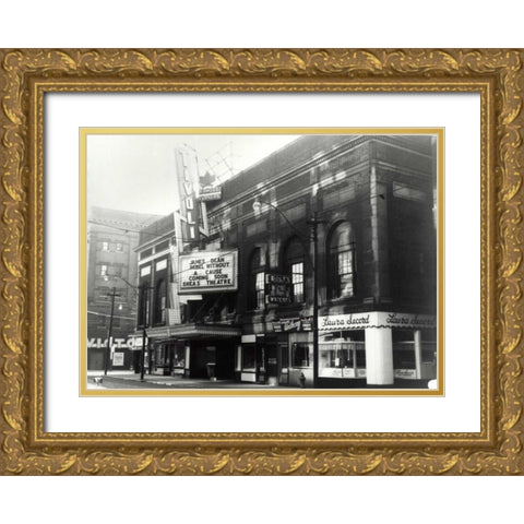 Famous Players Gold Ornate Wood Framed Art Print with Double Matting by PI Collection