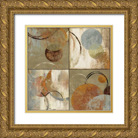 Collision Gold Ornate Wood Framed Art Print with Double Matting by Reeves, Tom