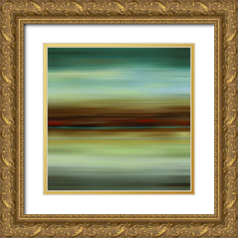 Avalon Gold Ornate Wood Framed Art Print with Double Matting by Reeves, Tom
