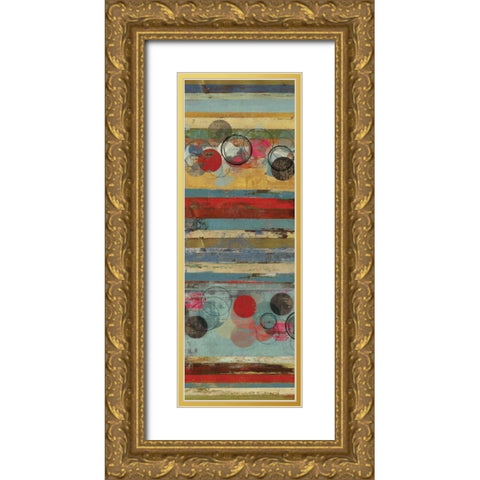 Palette II - Mini Gold Ornate Wood Framed Art Print with Double Matting by Reeves, Tom