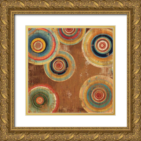 Living Colours II Gold Ornate Wood Framed Art Print with Double Matting by Reeves, Tom