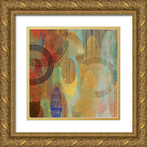 Side by Side I Gold Ornate Wood Framed Art Print with Double Matting by Reeves, Tom