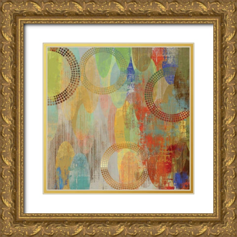 Side by Side II Gold Ornate Wood Framed Art Print with Double Matting by Reeves, Tom
