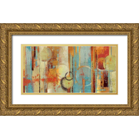 Beach Wood Gold Ornate Wood Framed Art Print with Double Matting by Reeves, Tom