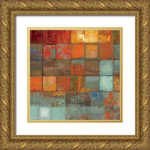 Ecetera II Gold Ornate Wood Framed Art Print with Double Matting by Reeves, Tom