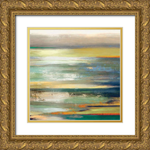 Evening Tide I - Mini Gold Ornate Wood Framed Art Print with Double Matting by Reeves, Tom