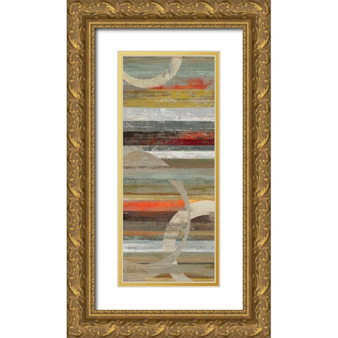 Avery II Gold Ornate Wood Framed Art Print with Double Matting by Reeves, Tom