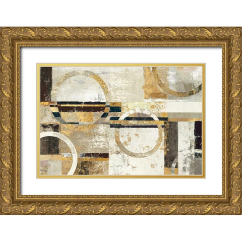 Victoria Gold Ornate Wood Framed Art Print with Double Matting by Reeves, Tom