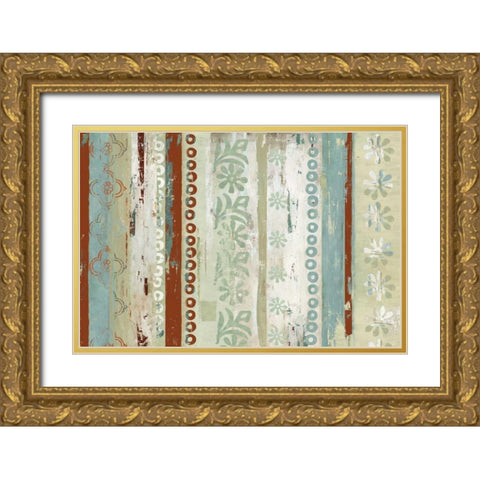 Rustic Gold Ornate Wood Framed Art Print with Double Matting by Reeves, Tom