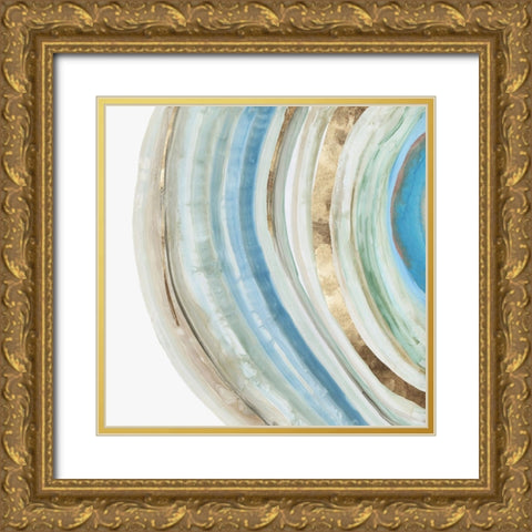Marbled Ring II Gold Ornate Wood Framed Art Print with Double Matting by Reeves, Tom