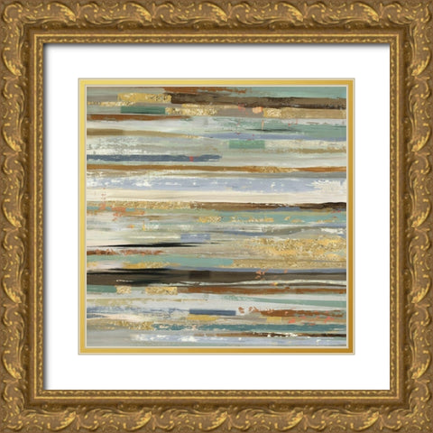 Plank Gold Ornate Wood Framed Art Print with Double Matting by Reeves, Tom
