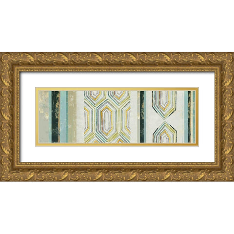 Mohawk Panel I Gold Ornate Wood Framed Art Print with Double Matting by Reeves, Tom