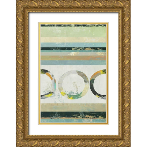 Solitude I Gold Ornate Wood Framed Art Print with Double Matting by Reeves, Tom