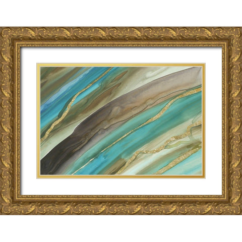 Lining Out Gold Ornate Wood Framed Art Print with Double Matting by Reeves, Tom