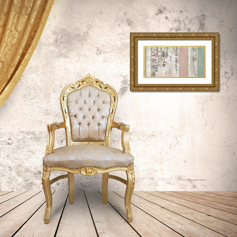Golden Rug II  Gold Ornate Wood Framed Art Print with Double Matting by Reeves, Tom