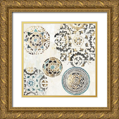 Rounded II  Gold Ornate Wood Framed Art Print with Double Matting by Reeves, Tom
