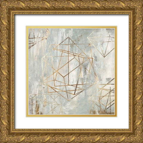 Elements  Gold Ornate Wood Framed Art Print with Double Matting by Reeves, Tom