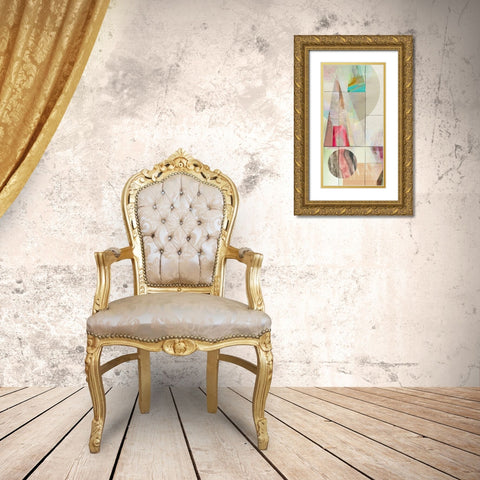 Millennium I Gold Ornate Wood Framed Art Print with Double Matting by Reeves, Tom