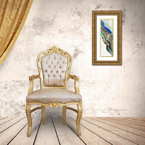Crystalised II  Gold Ornate Wood Framed Art Print with Double Matting by Reeves, Tom