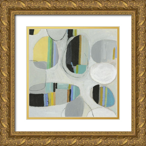 Balance Act II  Gold Ornate Wood Framed Art Print with Double Matting by Tom Reeves