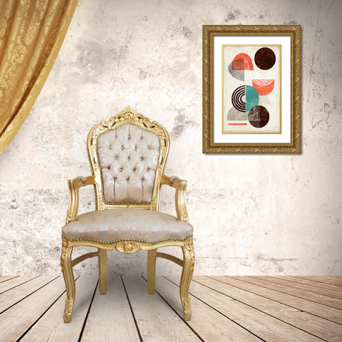 Chipper II Gold Ornate Wood Framed Art Print with Double Matting by Reeves, Tom