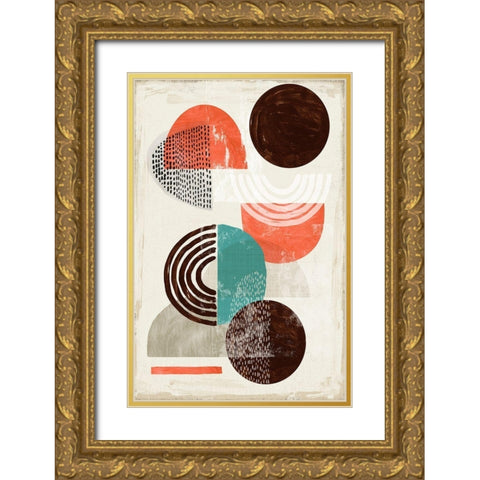 Chipper II Gold Ornate Wood Framed Art Print with Double Matting by Reeves, Tom