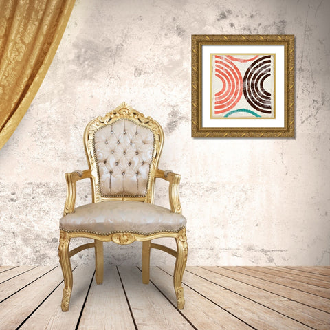 Chipper III Gold Ornate Wood Framed Art Print with Double Matting by Reeves, Tom