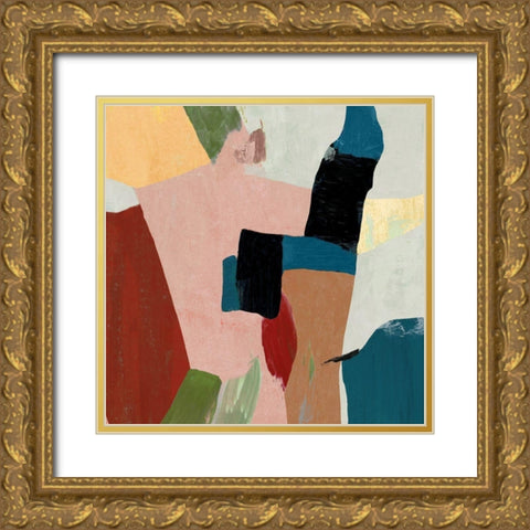 Afloat II  Gold Ornate Wood Framed Art Print with Double Matting by Reeves, Tom