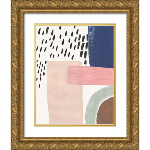 Escaping Stiffness Gold Ornate Wood Framed Art Print with Double Matting by Reeves, Tom