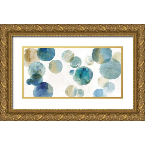 Echoing Depth  Gold Ornate Wood Framed Art Print with Double Matting by Reeves, Tom