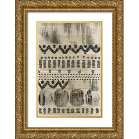 Wool and Silk II Gold Ornate Wood Framed Art Print with Double Matting by Reeves, Tom