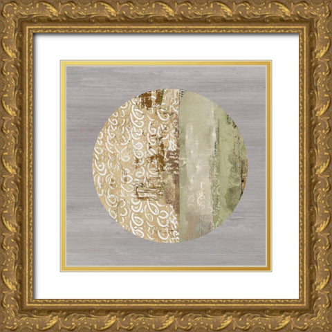 Protection Medallion I Gold Ornate Wood Framed Art Print with Double Matting by Reeves, Tom