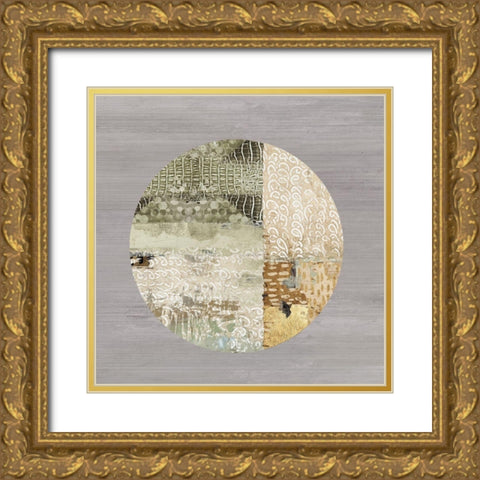 Protection Medallion II Gold Ornate Wood Framed Art Print with Double Matting by Reeves, Tom
