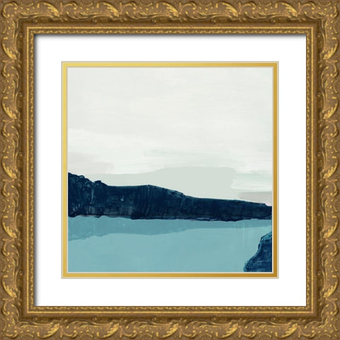 Silent Water Gold Ornate Wood Framed Art Print with Double Matting by Reeves, Tom