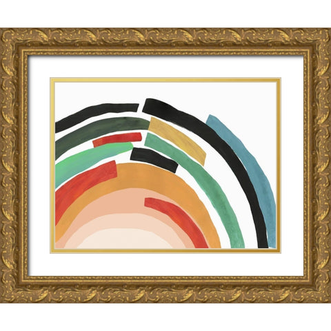 Covered Gold Ornate Wood Framed Art Print with Double Matting by Reeves, Tom