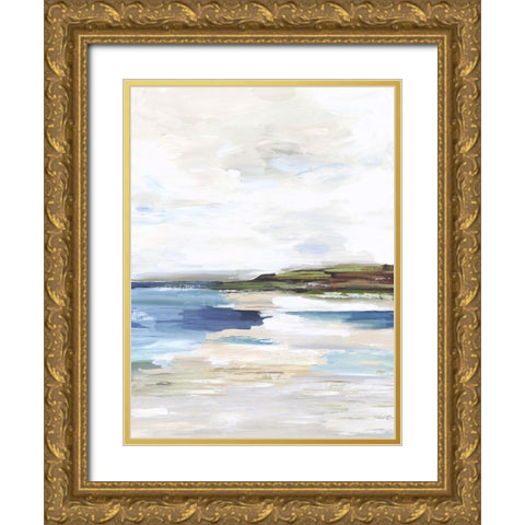 Distant Lands I Gold Ornate Wood Framed Art Print with Double Matting by Reeves, Tom