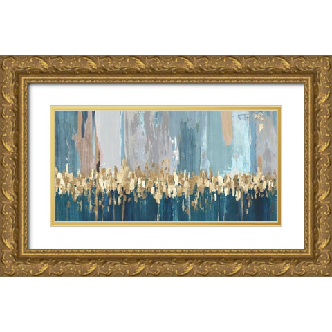 Starlight  Gold Ornate Wood Framed Art Print with Double Matting by Reeves, Tom