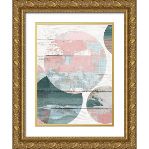 Simple Move II Gold Ornate Wood Framed Art Print with Double Matting by Reeves, Tom