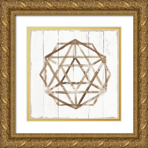 Amulet I Gold Ornate Wood Framed Art Print with Double Matting by Reeves, Tom