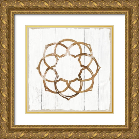 Amulet II Gold Ornate Wood Framed Art Print with Double Matting by Reeves, Tom