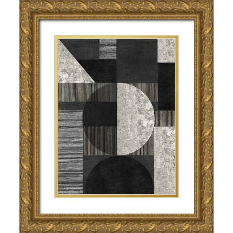 Perfect Lines I Gold Ornate Wood Framed Art Print with Double Matting by Reeves, Tom