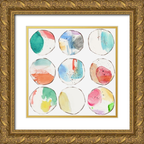Colourful Ceramics Gold Ornate Wood Framed Art Print with Double Matting by Reeves, Tom