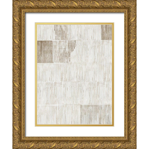 Bamboo Passing II Gold Ornate Wood Framed Art Print with Double Matting by Reeves, Tom