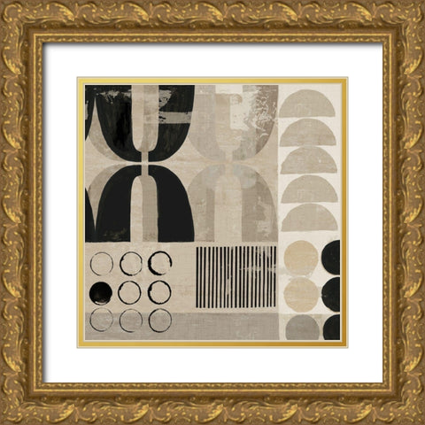 Non Arte I  Gold Ornate Wood Framed Art Print with Double Matting by Reeves, Tom